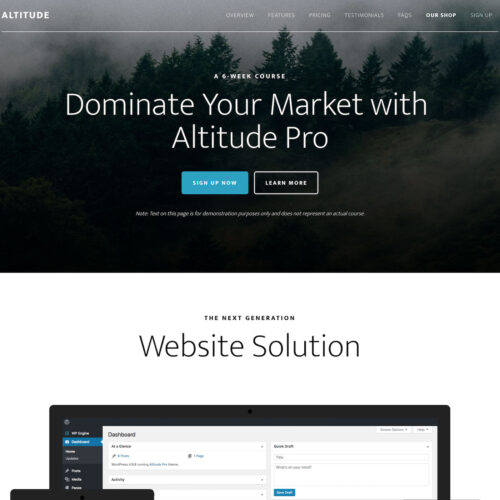 StudioPress Altitude Pro Genesis WordPress 主题