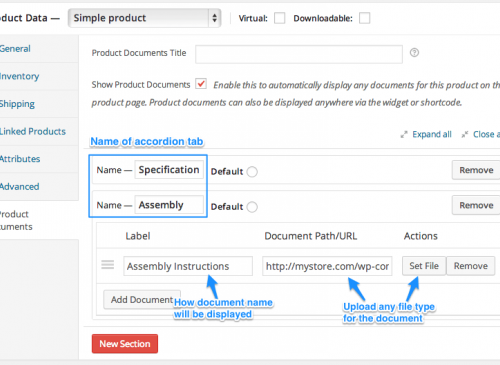 WooCommerce Product Documents 电商产品文档WordPress插件