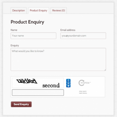 WooCommerce Product Enquiry Form 电商产品询价表
