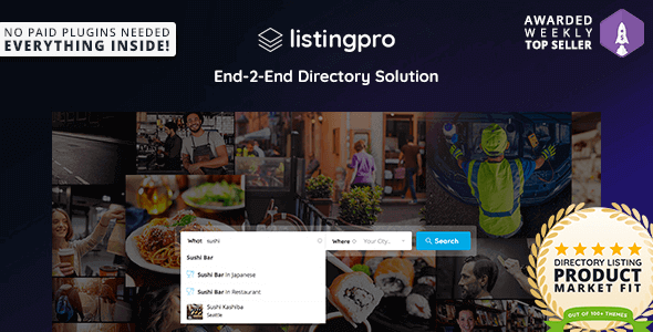 ListingPro – Directory Wordpress Theme 目录网站主题