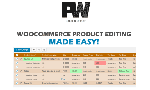 PW WooCommerce Bulk Edit Pro 电商网站批量编辑专业版