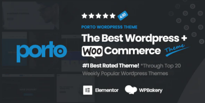 Porto Wordpress Woocommerce Theme 响应式WordPress电商网站主题