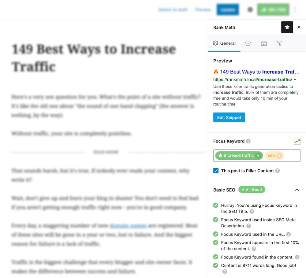 Rank Math - 2023年第1号WordPress SEO插件 3 Clean & Simple User Interface