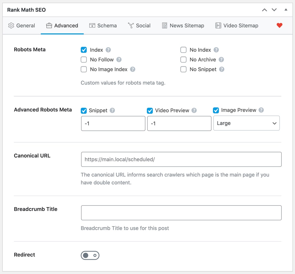 Rank Math - 2023年第1号WordPress SEO插件 54 Customize SEO For Single Items