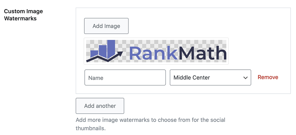 Rank Math - 2023年第1号WordPress SEO插件 43 Add Watermark to Social Media Images