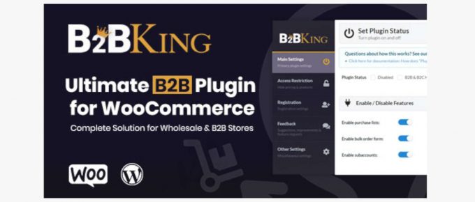 B2BKing - 终极WooCommerce B2B电商平台和批发WordPress插件