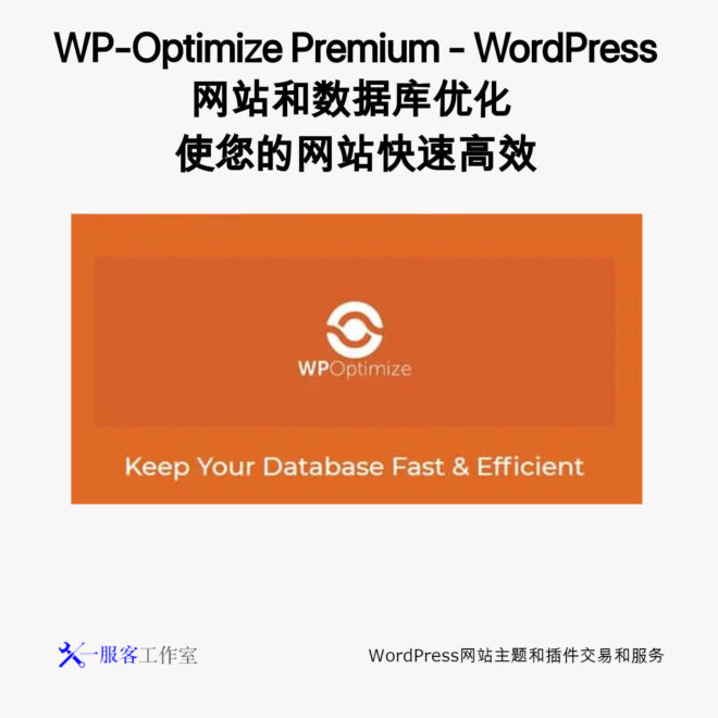 WP-Optimize Premium - WordPress网站和数据库优化 使您的网站快速高效
