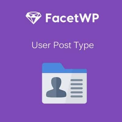 FacetWP User Post Type用户帖子类型插件