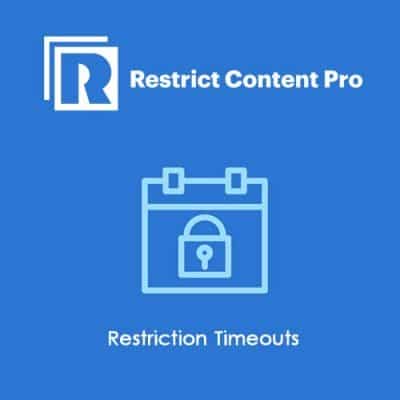 Restrict Content Pro Restriction Timelock限制内容限制时间锁定