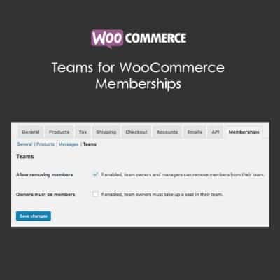 Teams for WooCommerce Memberships电商商城团队会员资格