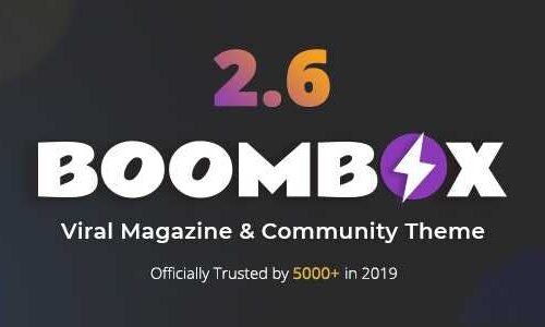 BoomBox主题 - 创建病毒式杂志WordPress网站