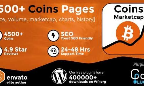 Coins MarketCap WordPress加密货币插件