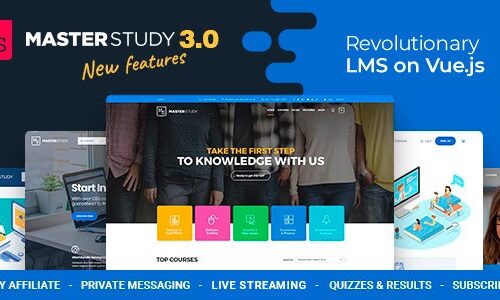 Masterstudy主题 - 用于线上教育、在线学习和在线课程的LMS WordPress主题