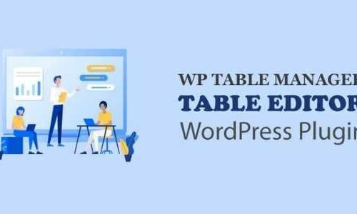 WP Table Manager WordPress Table Editor表格编辑器插件