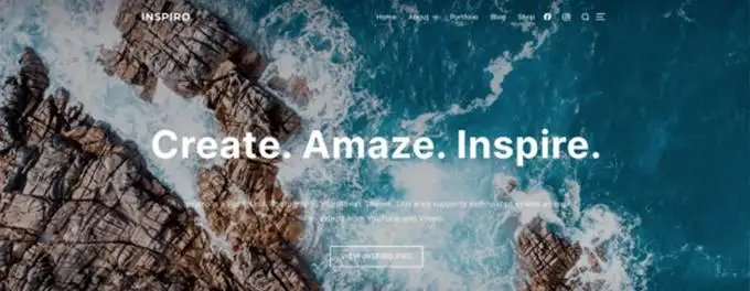 最佳 WordPress 主题 Inspiro