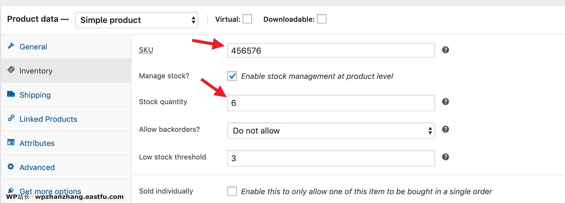 WooCommerce SEO:电商平台和商城系统SEO的权威指南 29 WooCommerce SKU和股票期权