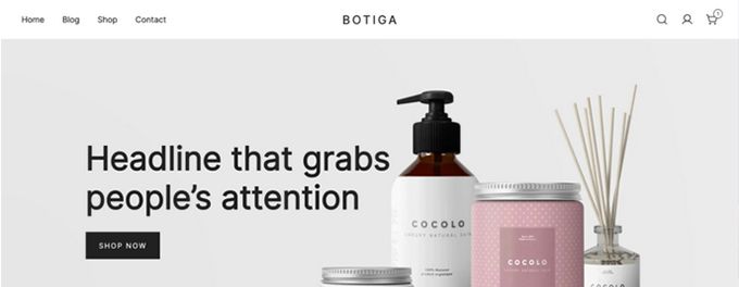最好的 WordPress 主题 Botiga