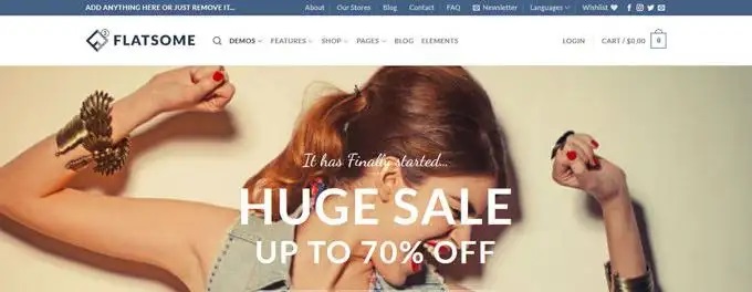 最佳 WordPress 主题 Flatsome