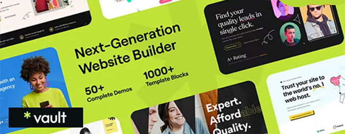 最佳 WordPress 主题 Vault