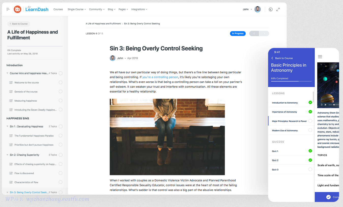 17个最佳WordPress LMS在线教育平台主题 5 LearnDash 的 BuddyBoss 主题