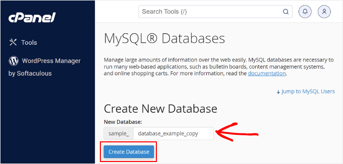 在 cPanel 上创建新的 MySQL 数据库 在 cPanel 上创建新的 MySQL 数据库