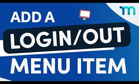 如何添加条件登录/注销菜单项