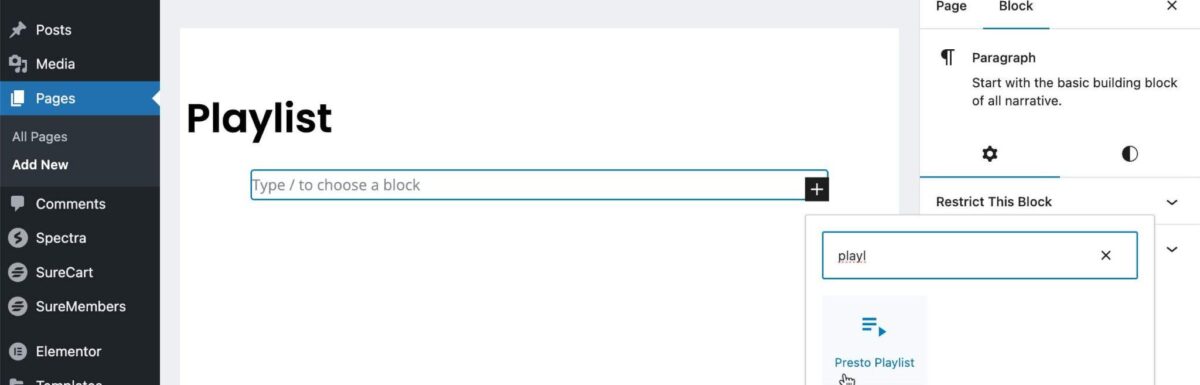 Presto Player 2.0 - 引人入胜的视频播放列表