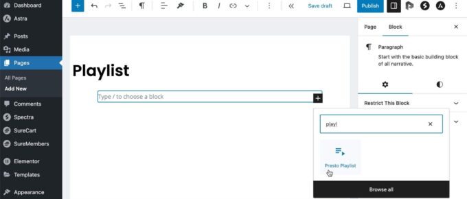Presto Player 2.0 - 引人入胜的视频播放列表