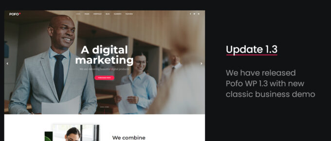 WordPress Pofo创意作品集和博客主题