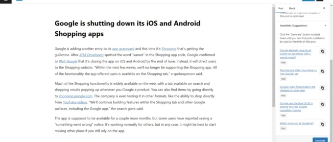Interlinks Manager评测：WordPress 的最佳内部链接插件？