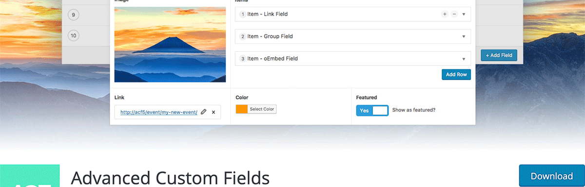 使用ACF插件向WooCommerce产品添加自定义字段
