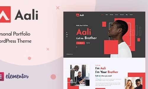Aali 1.7 – Personal Portfolio WordPress Theme – 个人作品集主题_image