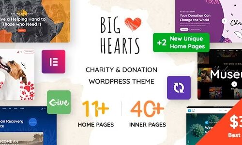 BigHearts 3.2.0 – Charity & Donation WordPress Theme – 慈善捐赠主题_image
