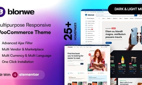 Blonwe 1.3.7 – Multipurpose WooCommerce Theme – 多功能主题_image
