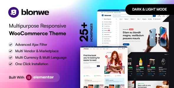 Blonwe 1.3.7 – Multipurpose WooCommerce Theme – 多功能主题 1 Blonwe 1.3.7 – Multipurpose WooCommerce Theme – 多功能主题_image