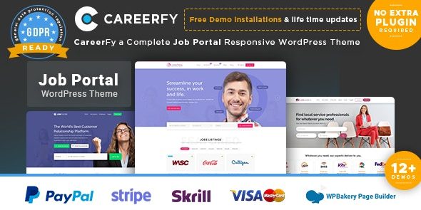 Careerfy 10.4.4 – Job Board WordPress Theme – 招聘公告板主题 1 Careerfy 10.4.4 – Job Board WordPress Theme – 招聘公告板主题_image
