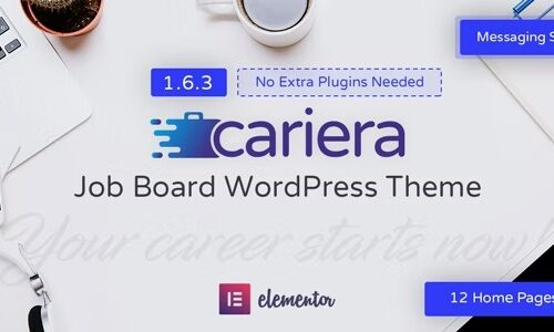 Cariera 2.0.0 – Job Board WordPress Theme – 招聘板主题_image