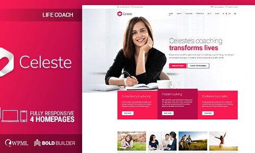 Celeste 1.3.9 – Life Coach & Therapist WordPress Theme – 人生教练与心理治疗师主题_image