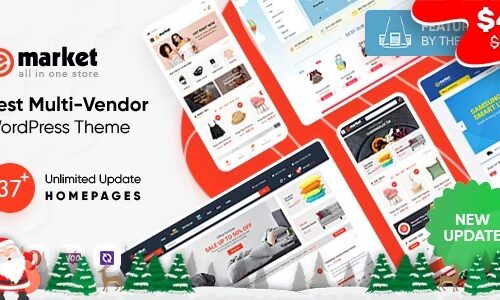 eMarket 8.2.3 – All-in-One Multi Vendor MarketPlace Elementor WordPress Theme – 全能多供应商市场 主题_image