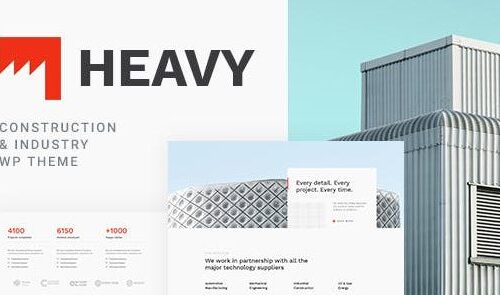 如何创建WordPress网站产品目录 6 Heavy 1.2.5 – Industrial WordPress Theme – 工业用主题_image