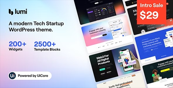 Lumi 3.4.0 – Tech Startup WordPress Theme – 科技创业主题 1 Lumi 3.4.0 – Tech Startup WordPress Theme – 科技创业主题_image
