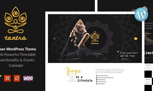 Tantra 2.11.0 – A Yoga Studio and Fitness Club WordPress Theme – 瑜伽工作室与健身俱乐部主题