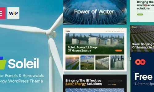 Soleil 1.24.0 – Solar Panels & Renewable Energy WordPress Theme – 太阳能板与可再生能源主题