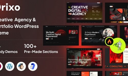 Orixo 1.0.0 – Creative Agency & Portfolio WordPress Theme – 创意机构与作品集主题_image