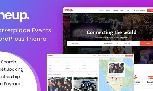 Meup 2.2.1 – Marketplace Events WordPress Theme – 多商家活动与目录主题_image