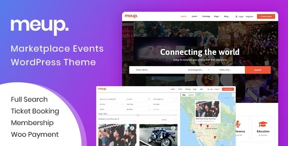 Meup 2.2.1 – Marketplace Events WordPress Theme – 多商家活动与目录主题 1 Meup 2.2.1 – Marketplace Events WordPress Theme – 多商家活动与目录主题_image