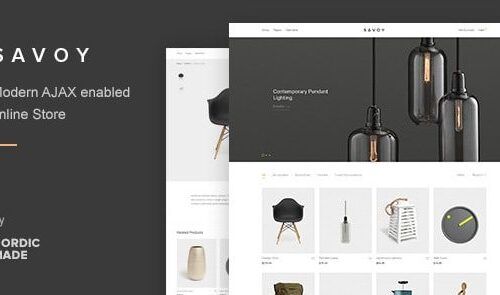Savoy 3.2.0 – Minimalist AJAX WooCommerce Theme – 极简 主题_image