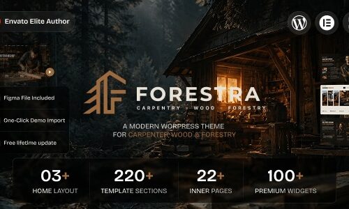 如何创建WordPress网站产品目录 5 Forestra 1.0.0 – Carpenter, Wood & Forestry WordPress Theme – 木工与林业主题_image