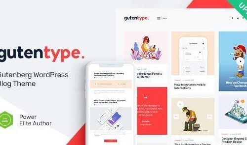 Gutentype 2.1.13 – 100% Gutenberg WordPress Theme for Modern Blog – 古腾堡现代博客主题_image