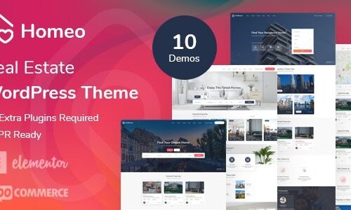 如何创建WordPress网站产品目录 4 Homeo 1.2.62 – Real Estate WordPress Theme – 房地产主题_image